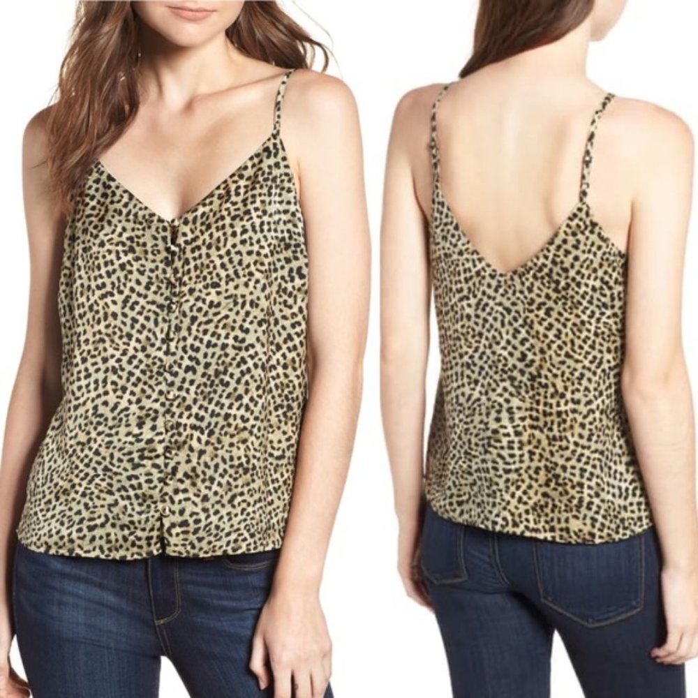 Cupcakes&Cashmere Jordane animal print camisole MD - Picture 4 of 13